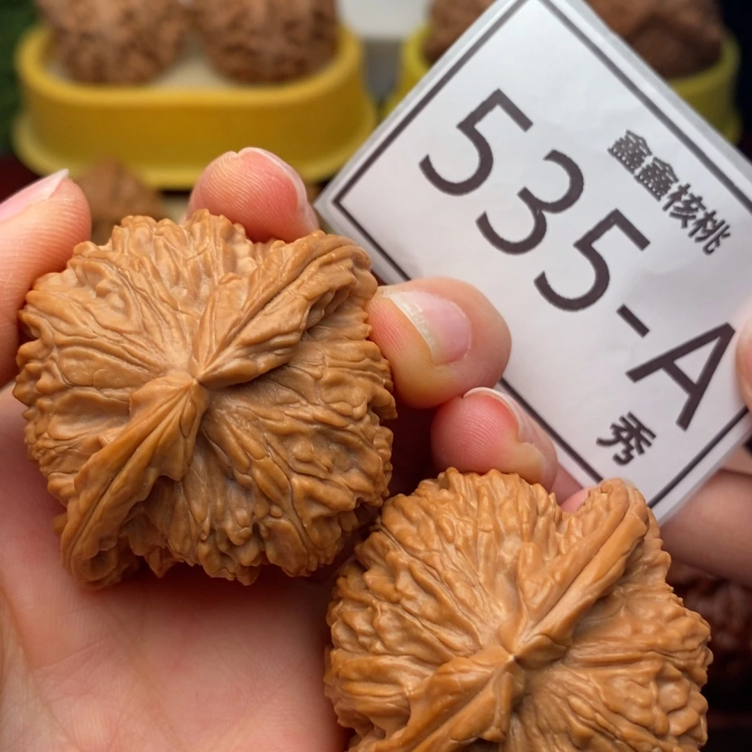 文玩核桃把件白狮子45……