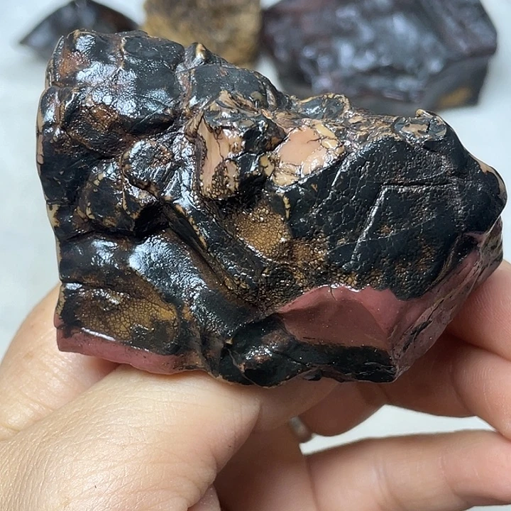 风***野石材戈壁牧民美石原石