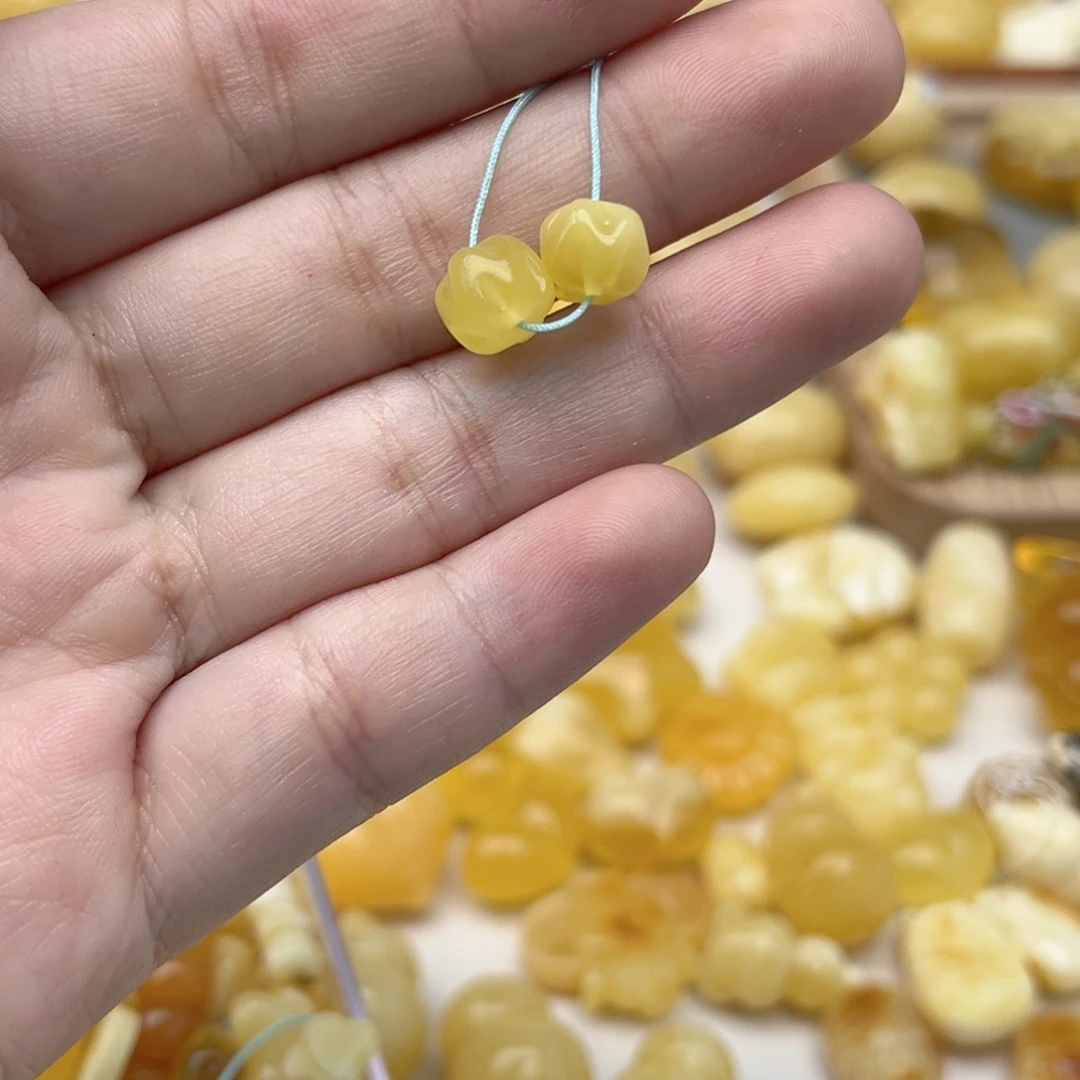 裸石蜜蜡未镶嵌天然