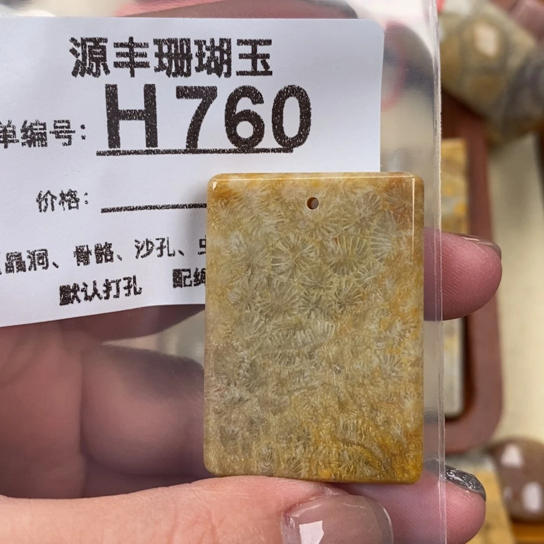硅化玉颈饰未镶嵌?****3