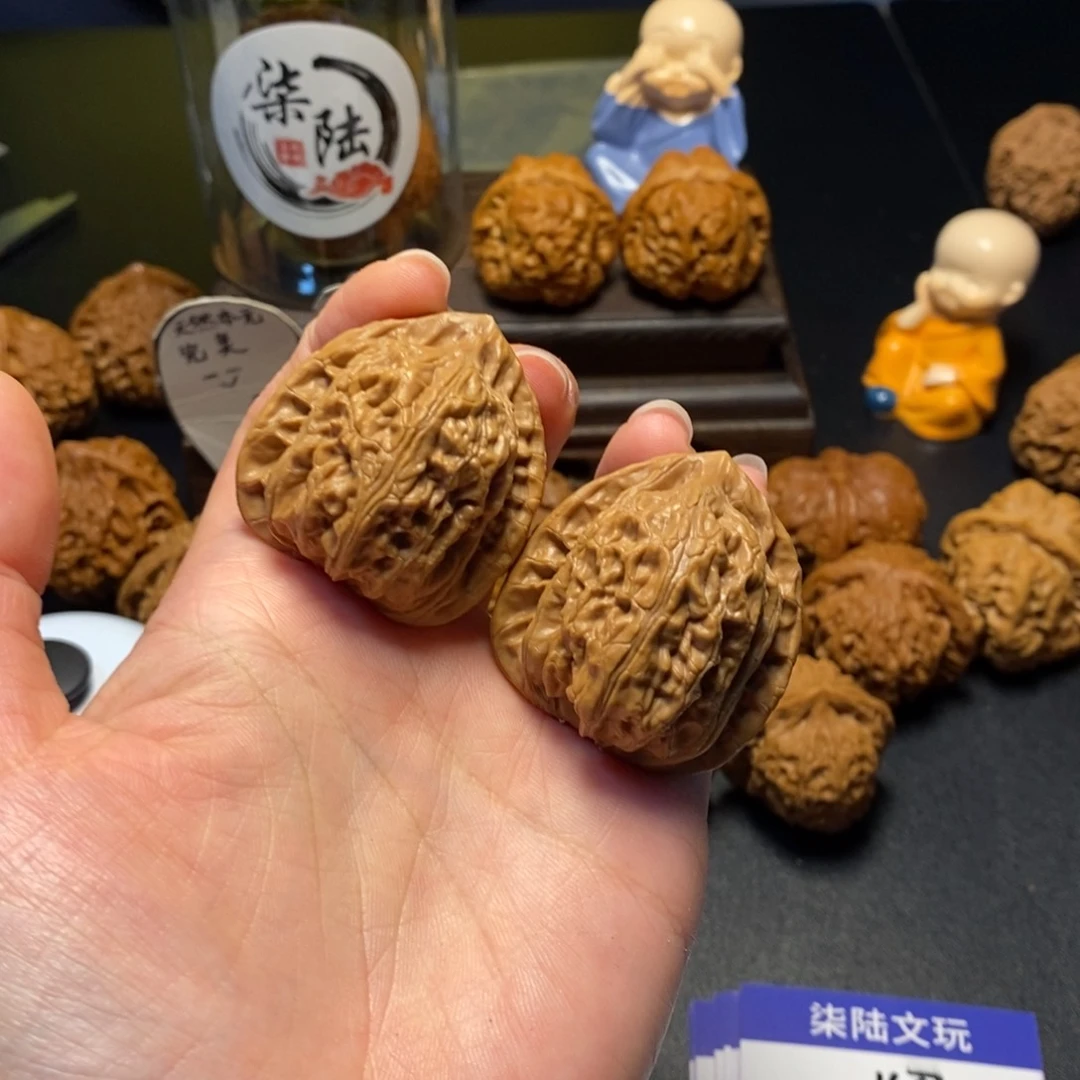 文玩核桃把件48号僧帽37尺