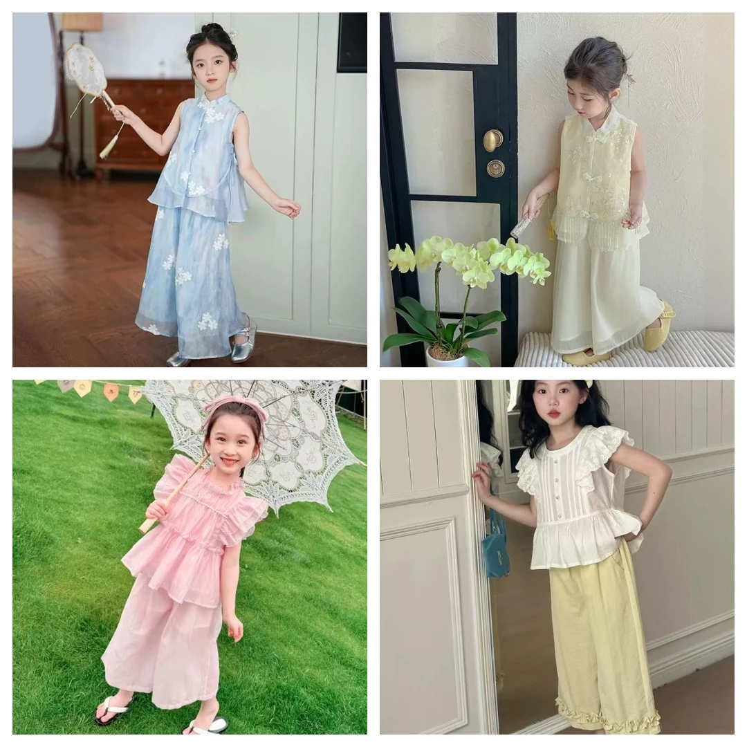 A801-1000【茉莉家】夏款女孩穿搭套装今日下单为主