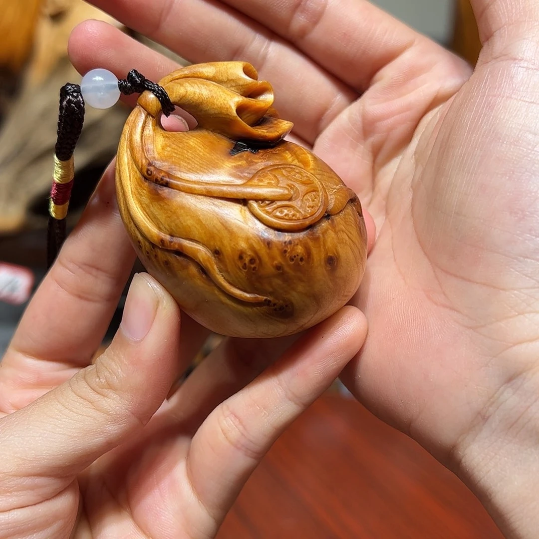 柏木崖柏木手把件摆件