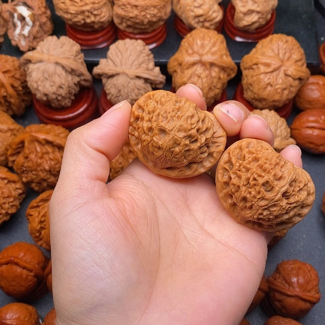 文玩核桃把件43宫灯