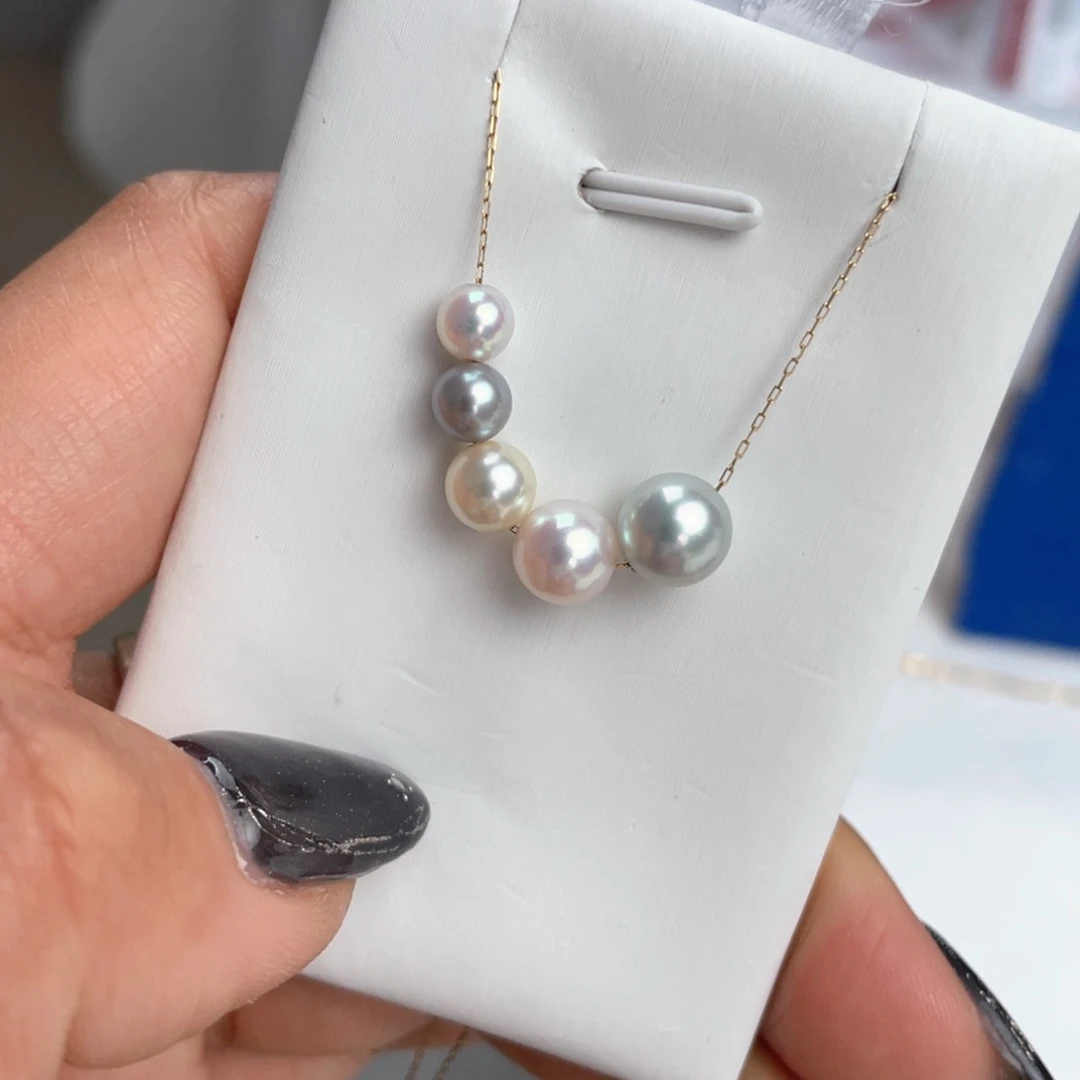 海水珍珠颈饰18K金镶嵌