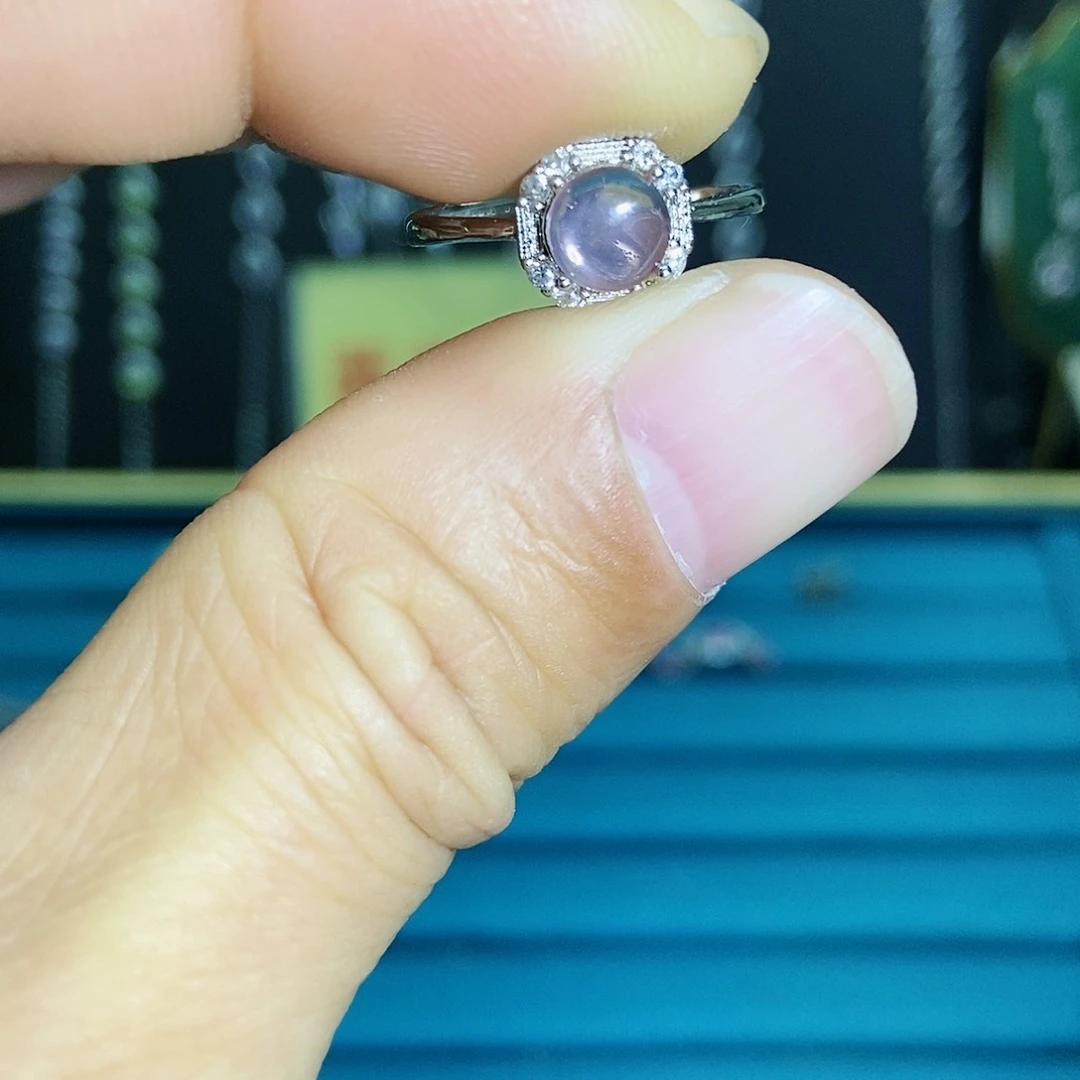 【闪购商品】紫晶珠宝半成品银S925镶嵌