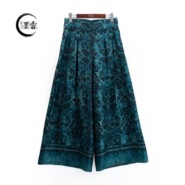XuanGeMoXiang/轩阁墨香【悦目】中式国风时尚百搭 裤子 MX661581