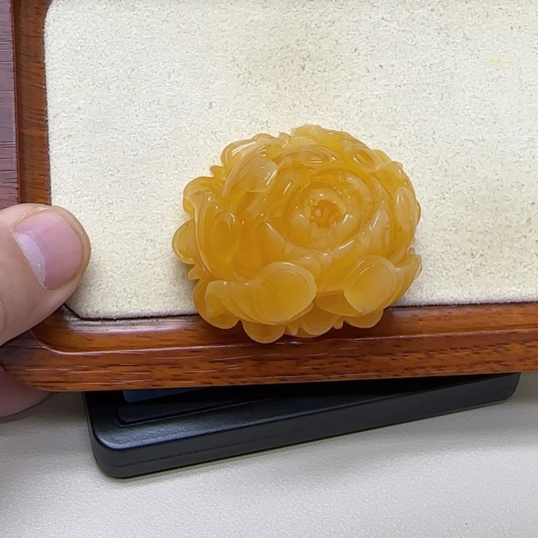 琥珀未镶嵌吊坠(赠链)蜜蜡吊坠