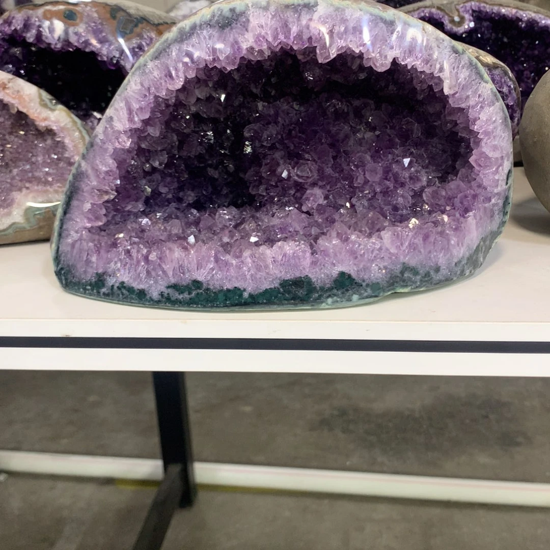 紫晶摆件未镶嵌海*子水晶