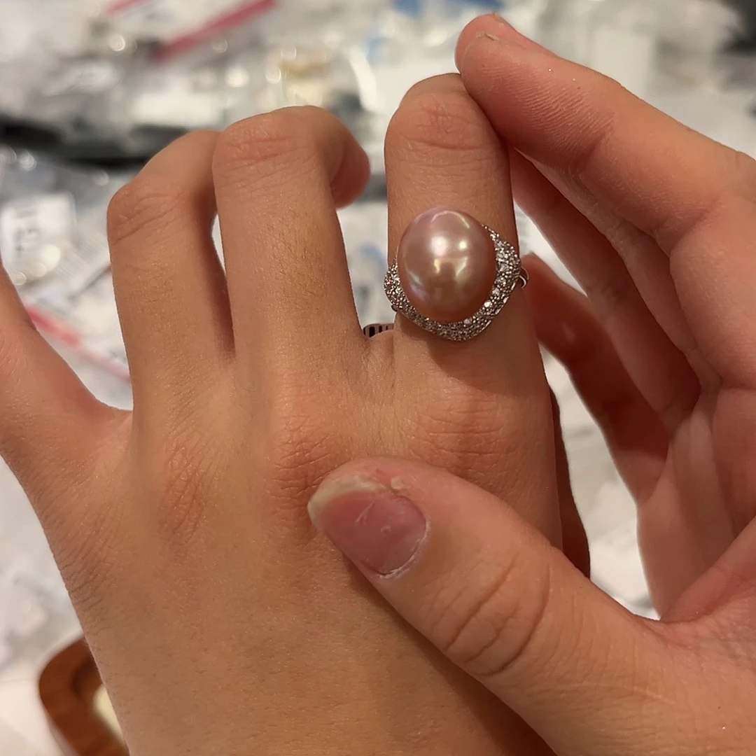 淡水珍珠合金颈饰