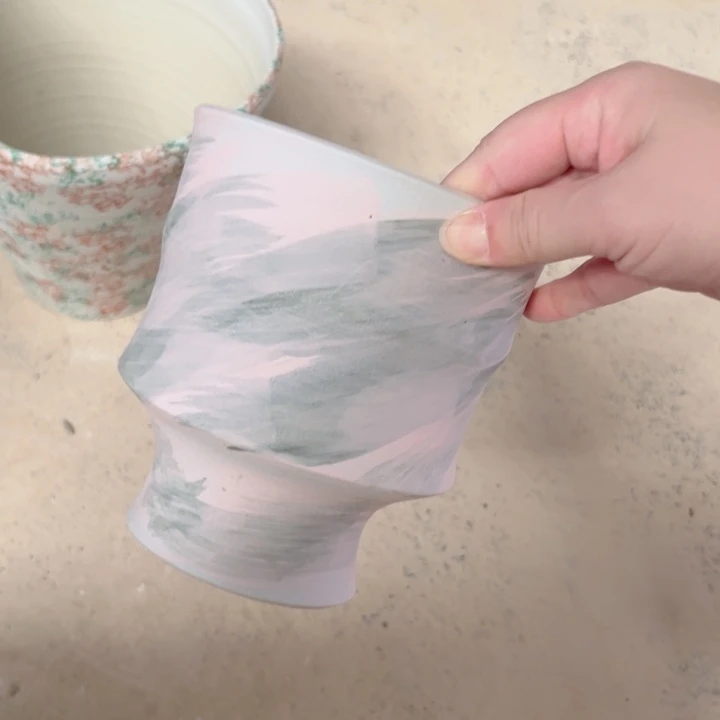 瓷片口12高14 景德镇陶瓷