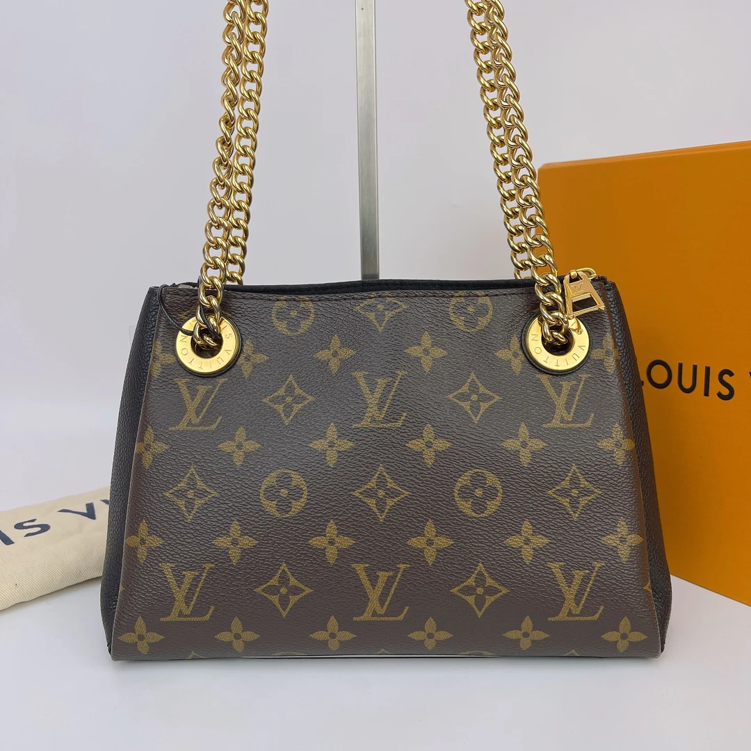 95新 LouisVuitton/路易威登 LV老花surene链条24 芯片款 M396