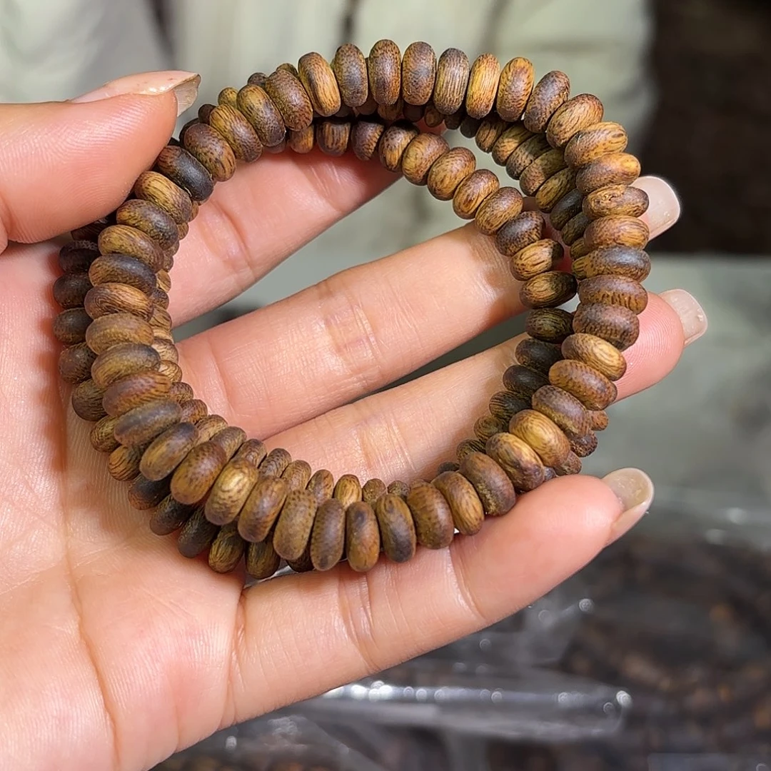 手串沉香奇楠沉香算盘珠珠多样性发其一
