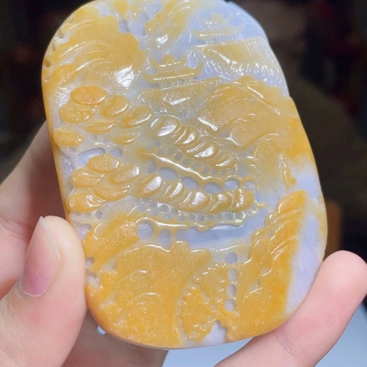 翡翠未镶嵌吊坠(不含链)X18