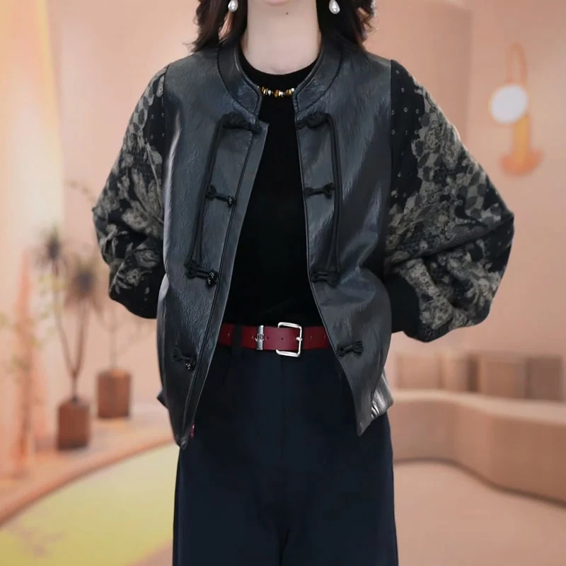 2025秋季新款气质时尚显瘦休闲百搭减龄洋气中式国风外套上衣