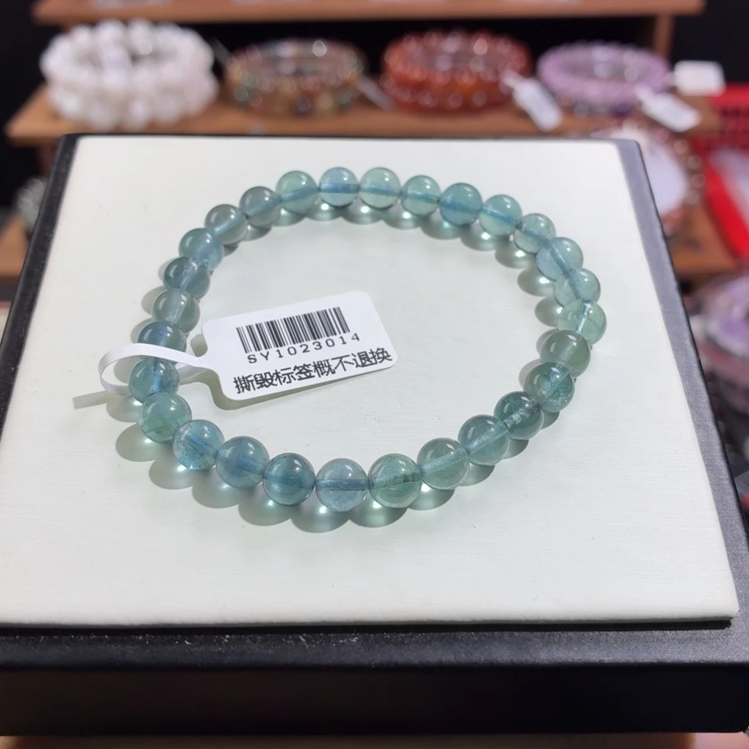 未镶嵌水晶手串6+萤石