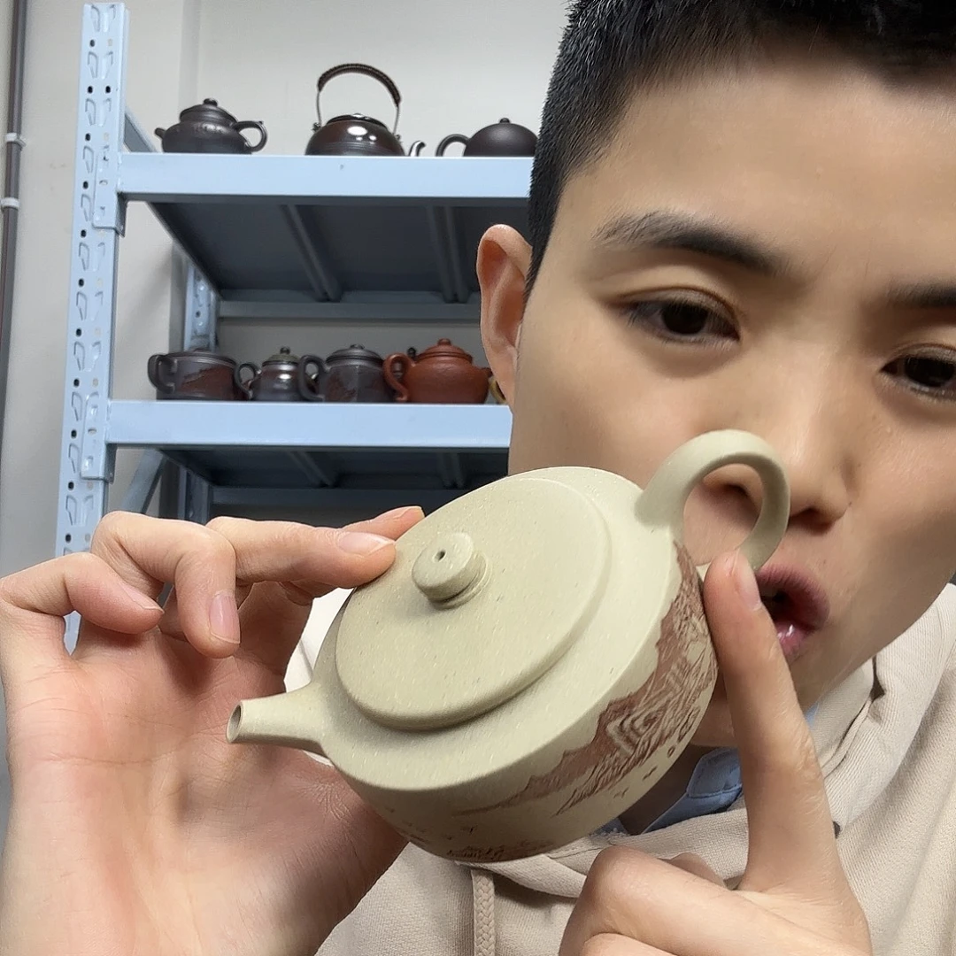 茶壶紫砂民间手艺人全手工制作