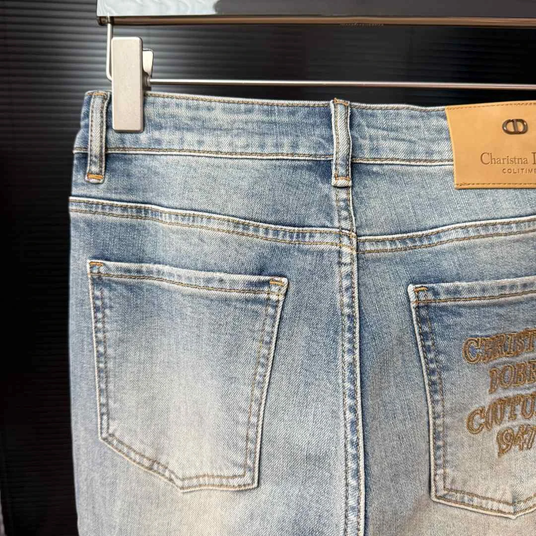 04-夏季新款修身小直筒牛仔裤-6308