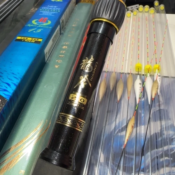 碳素龙吟抄网竿2.1米内防转