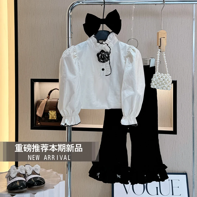 女童秋款套装2025秋季穿搭新款洋气时髦儿童小女孩秋装两件套