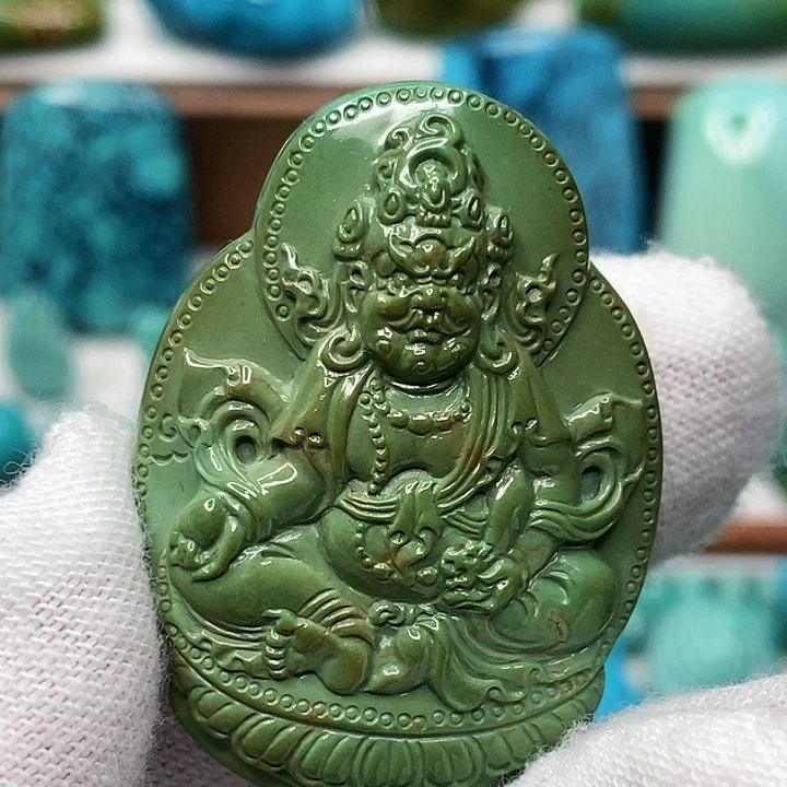 绿松石未镶嵌天然原矿 地大质检