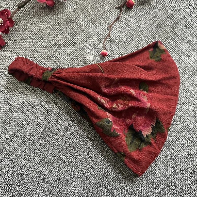 【语禾】3136月子头巾围脖多功能加宽透气民族风发带男士