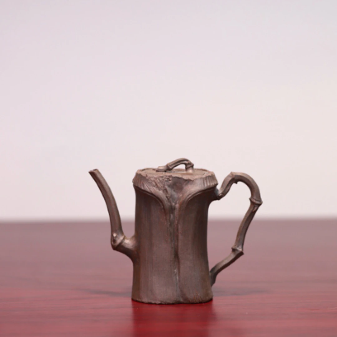 一品竹段·精品·内推9孔出水       /容量150cc/原矿段泥柴烧