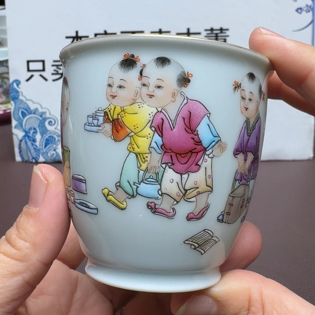 景德镇手工手绘展示