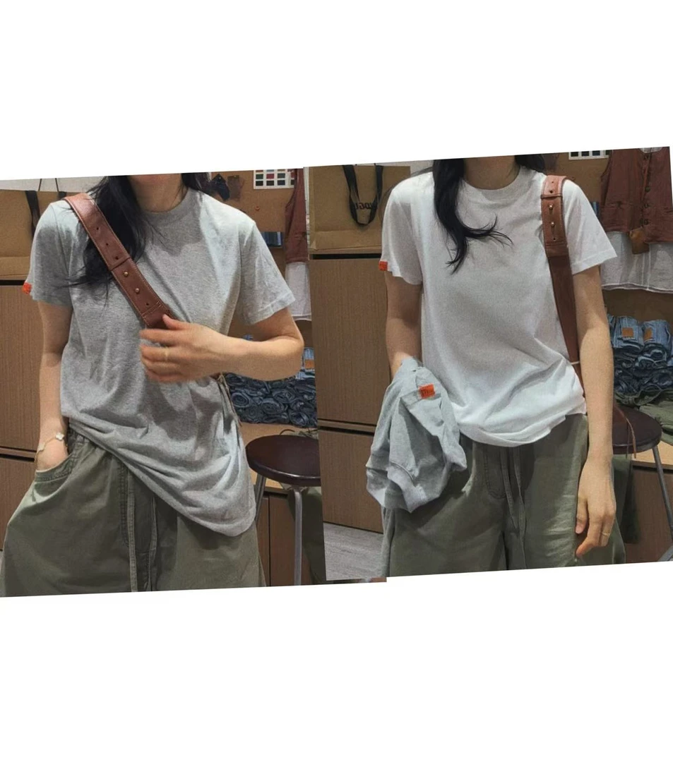 WOGU251050贴标超薄百搭短袖