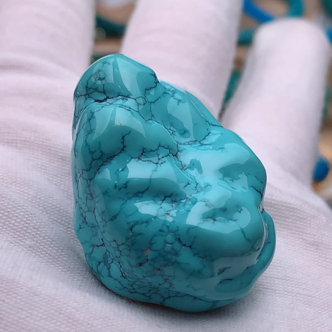 未镶嵌绿松石珠宝奇石