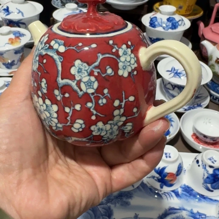 景德镇手工手绘杯微瑕