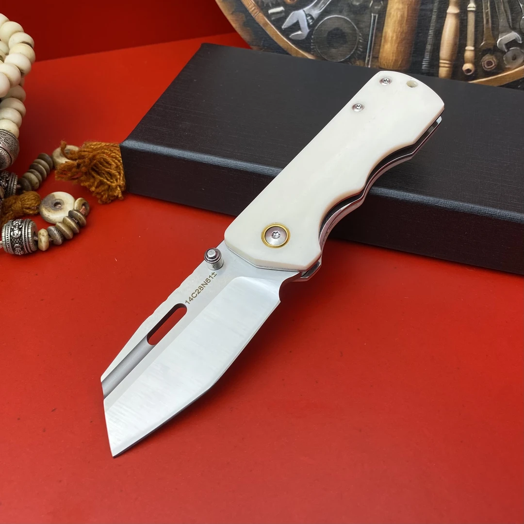 维克臻品版14C28n高硬度合金钢露营户外家用野外随身携带锋利小刀