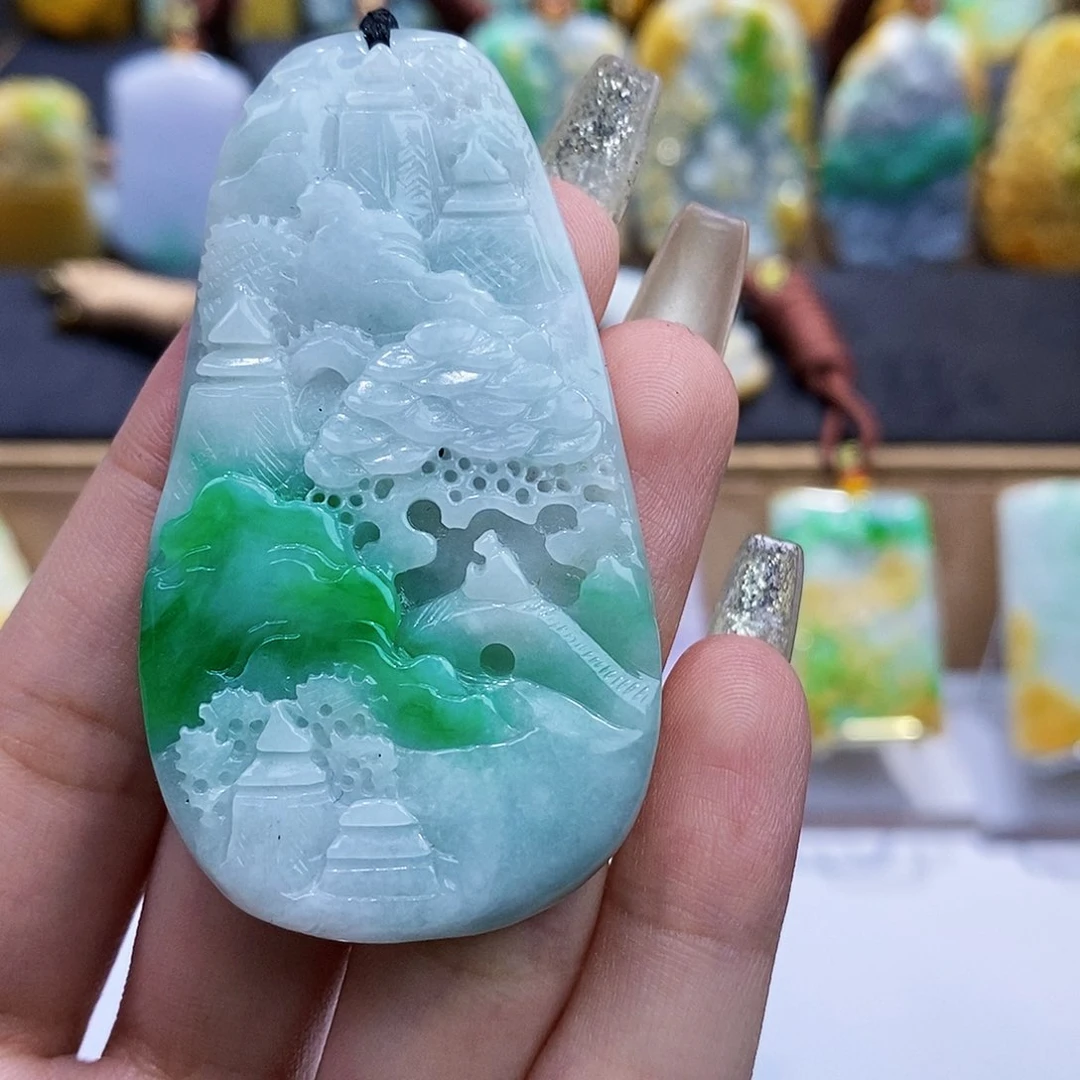 定制翡翠未镶嵌翡翠A货