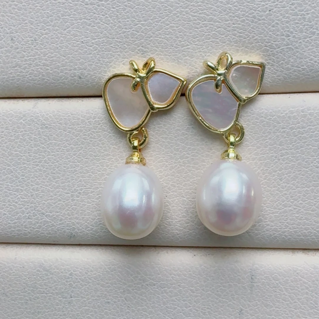 耳饰未镶嵌淡水珍珠@@nn082
