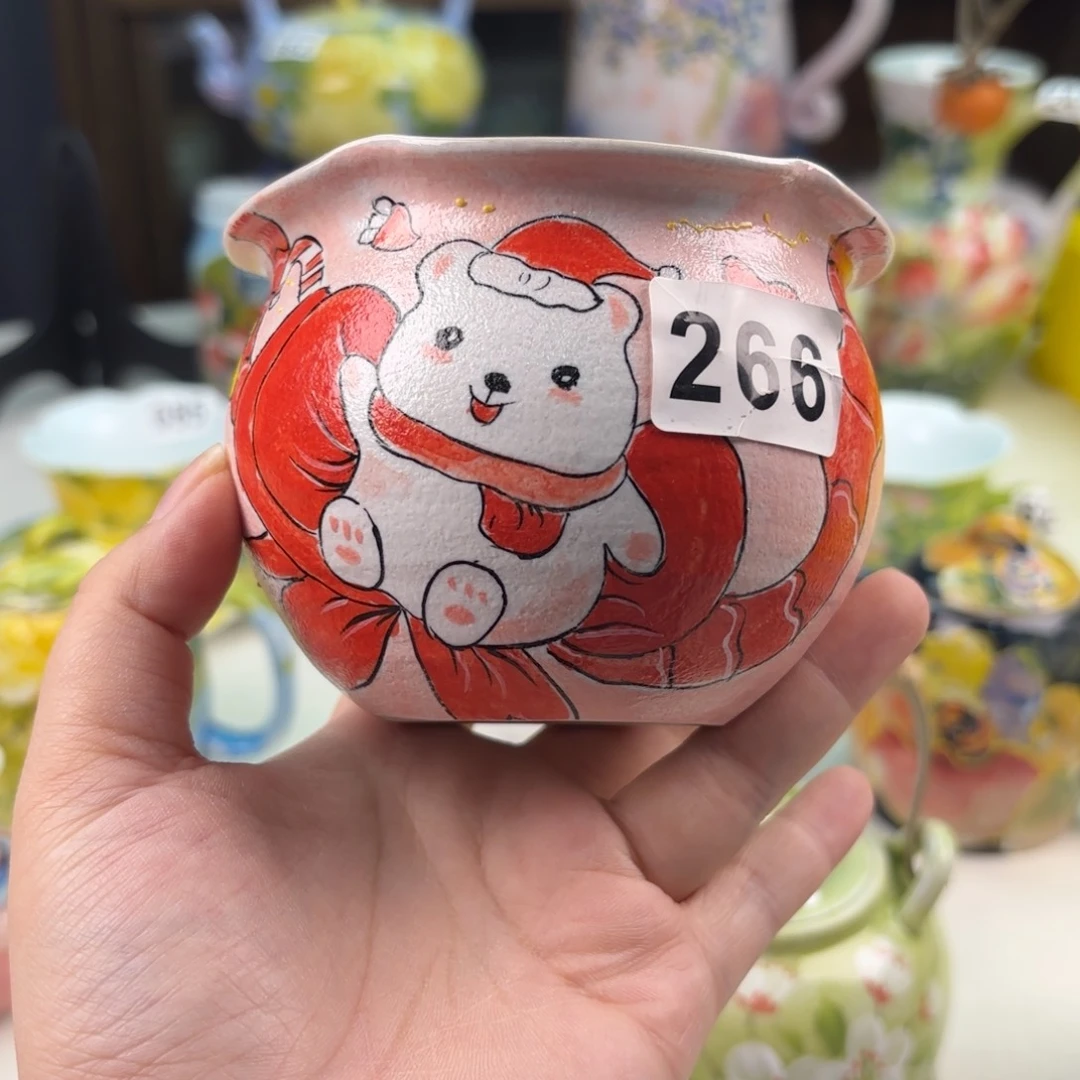 景德镇手绘高温釉下彩陶瓷茶具