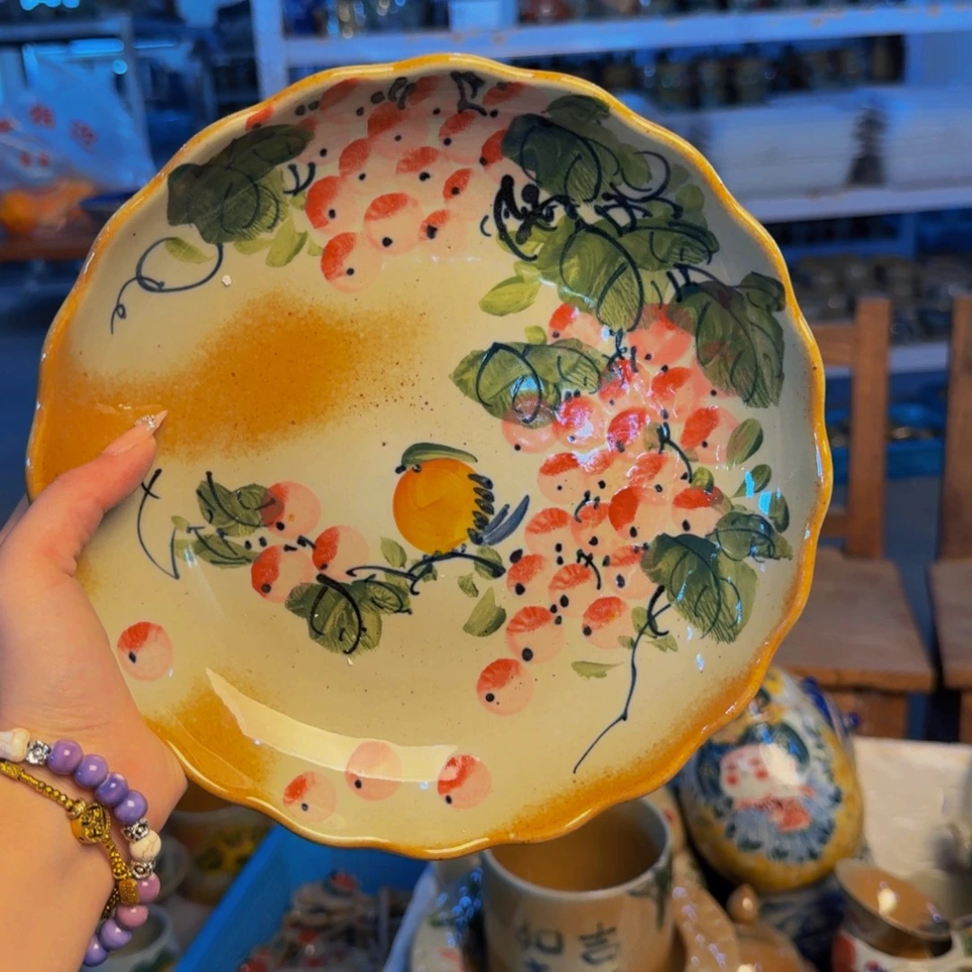 瓷片景德镇陶瓷手工手绘