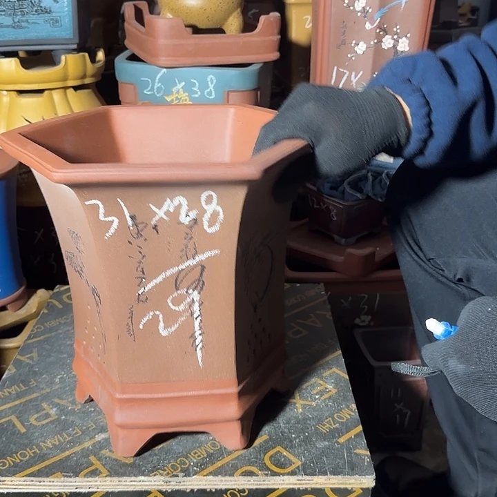 紫砂花盆紫砂花盆