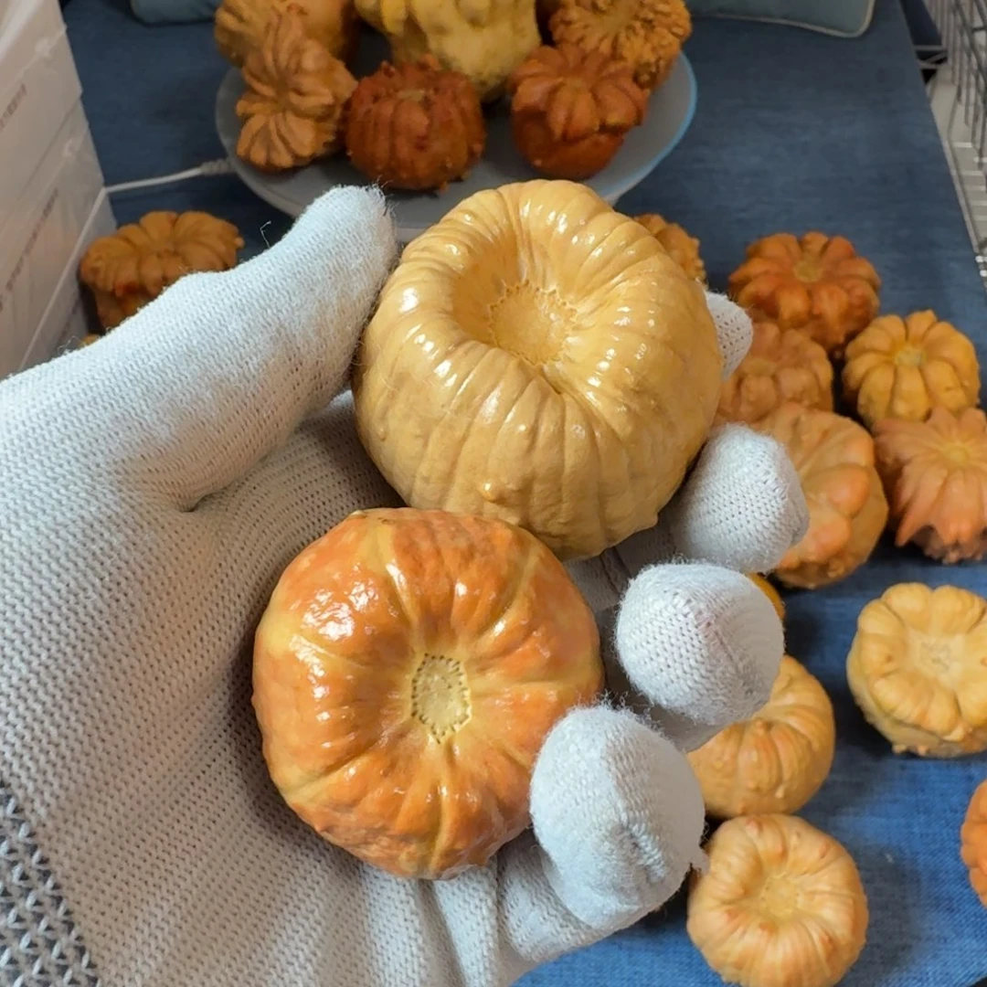 观***文葫芦墨西哥七彩疙瘩葫芦手把件