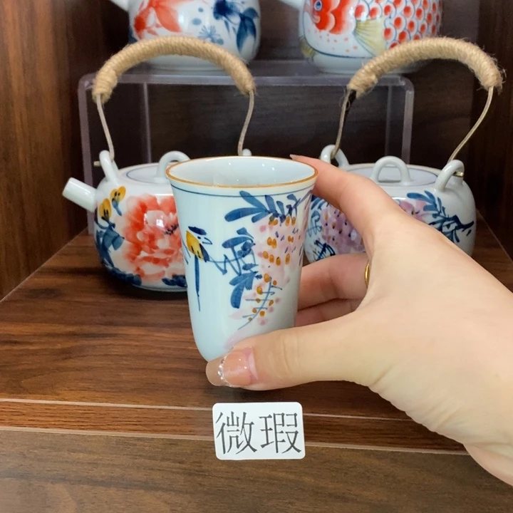 釉下老陶泥手工绘制