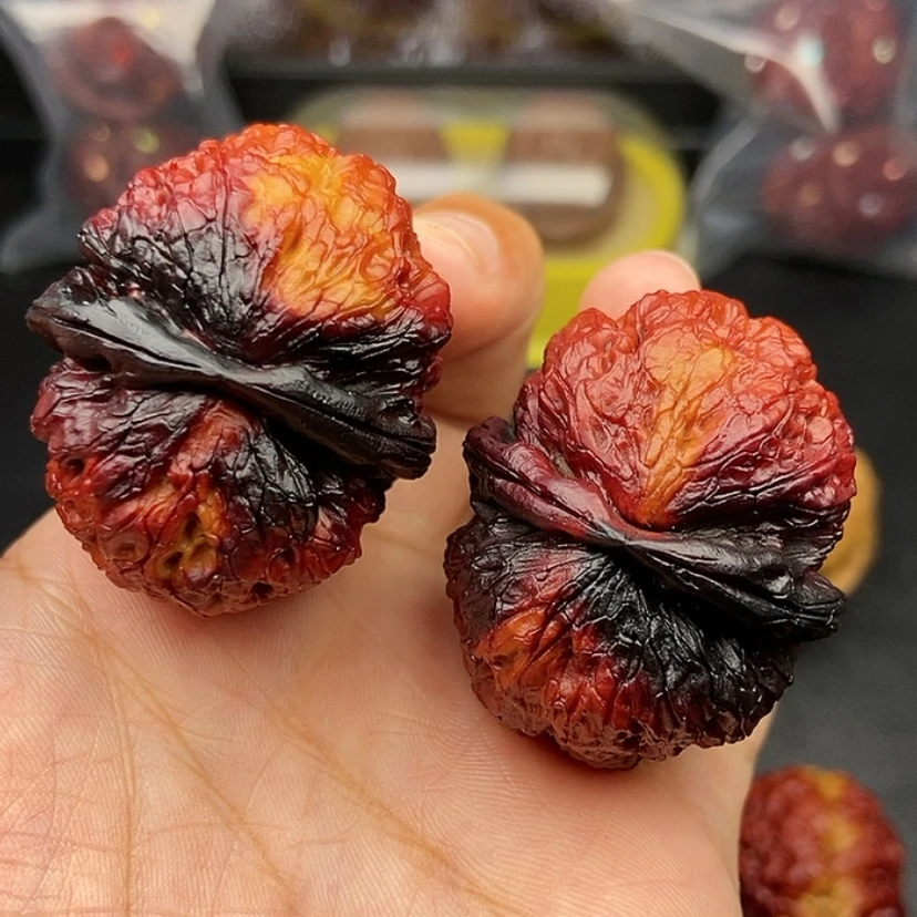 【闪购商品】把件文玩核桃40尺铁狮子头