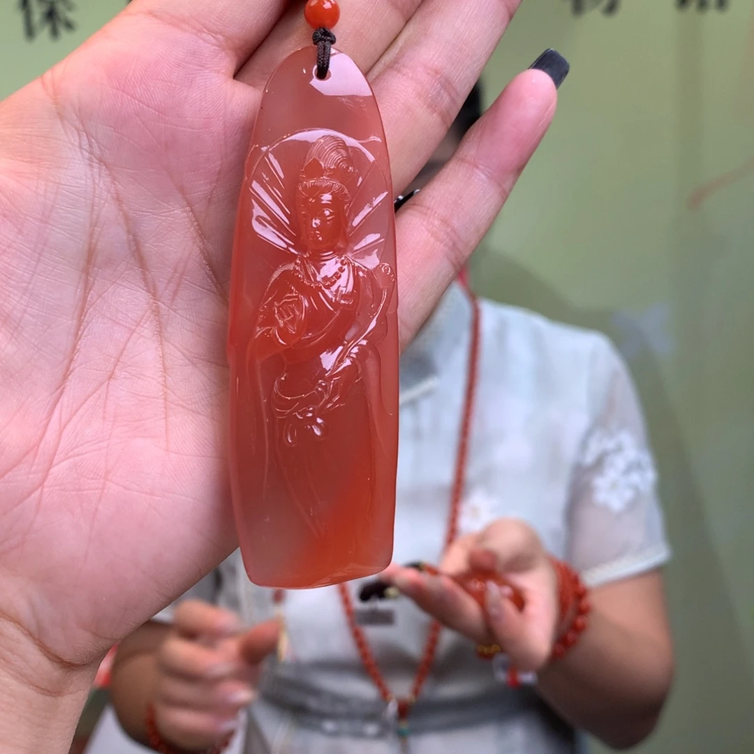 南红玛瑙未镶嵌南红玛瑙观音