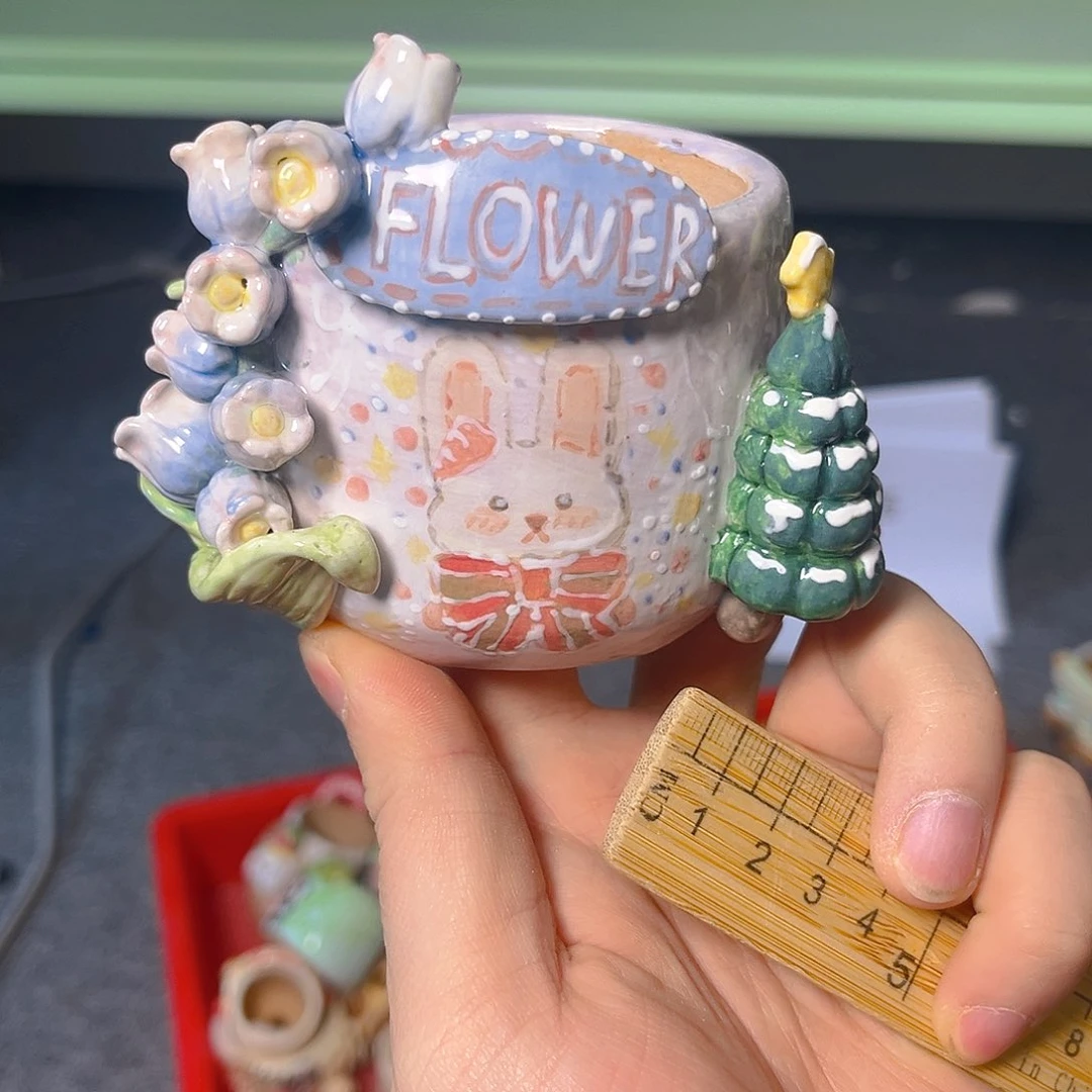 红陶老梧家瑕疵多肉花盆