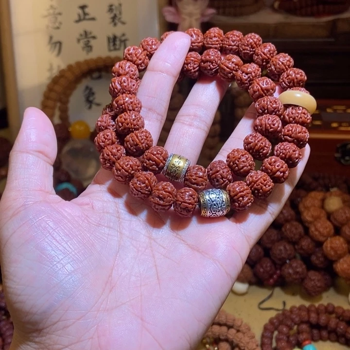 吊坠金刚菩提136玉化双圈跑环款