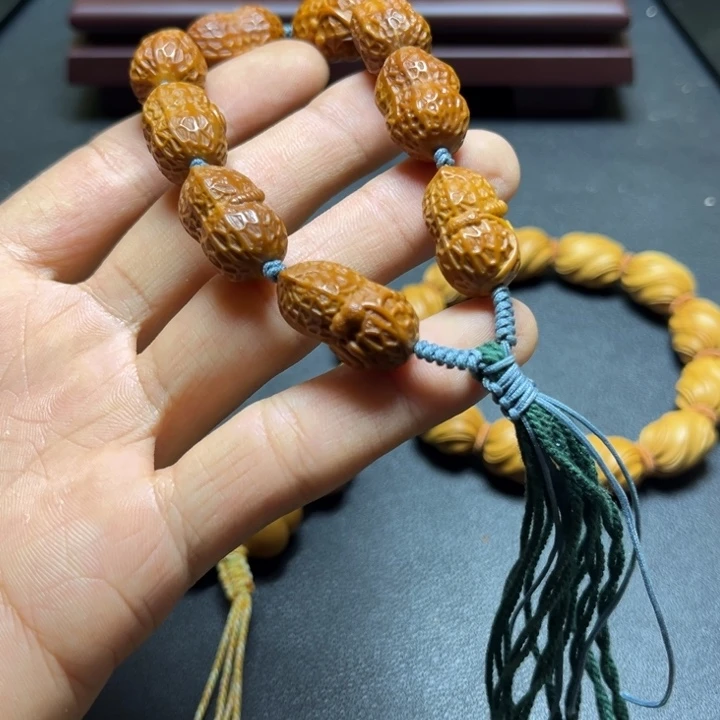 橄榄核手串/手链橄榄核雕花生