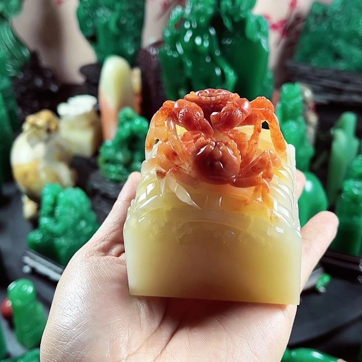 寿山石阿*兰寿山石名贵石材