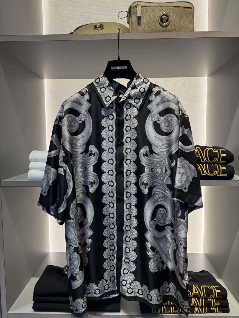 未使用 VERSACE/范思哲 国内现货/男士短袖衬衫