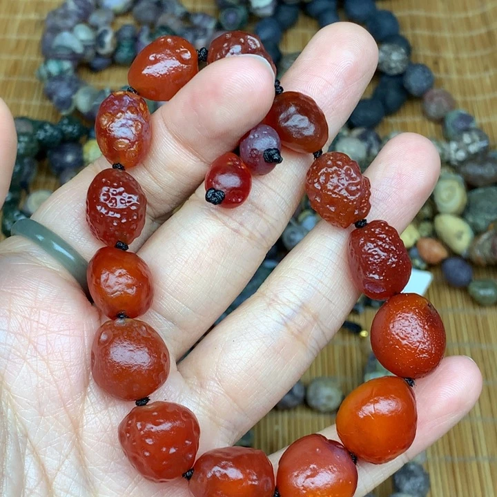 玛瑙/玉髓未镶嵌珠宝半成品小*