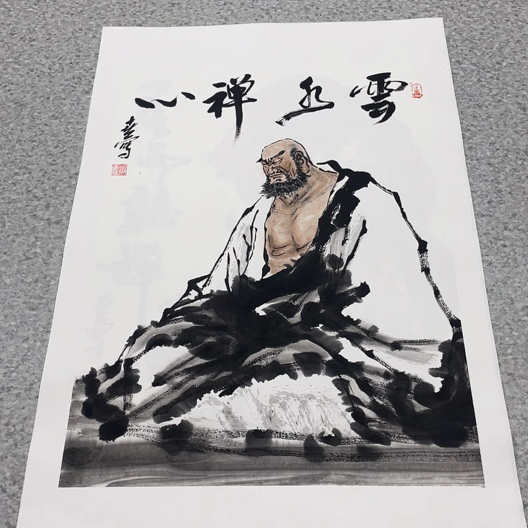 国画1.4平尺国画作品