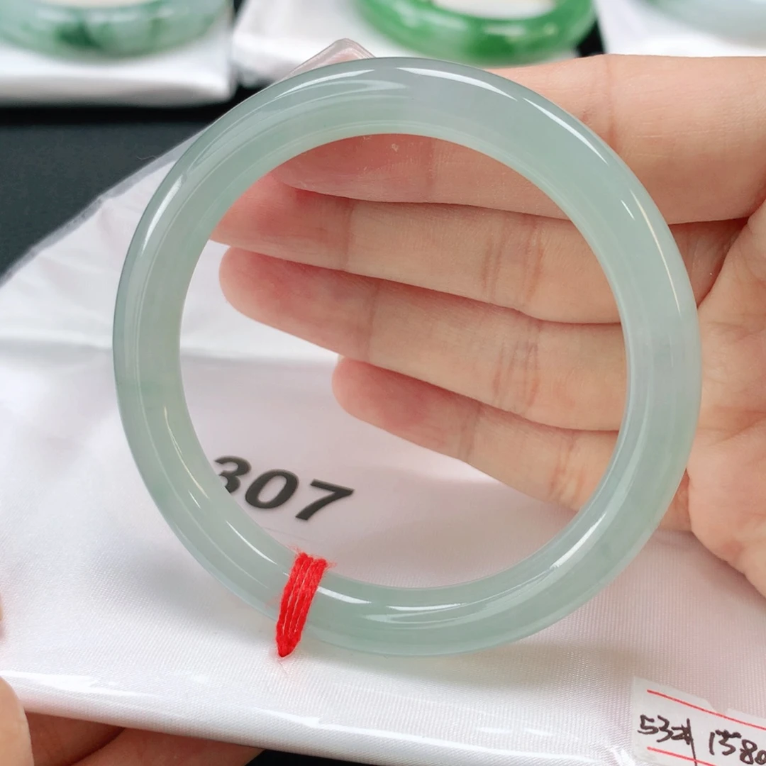 未镶嵌手镯翡翠缅甸圆53