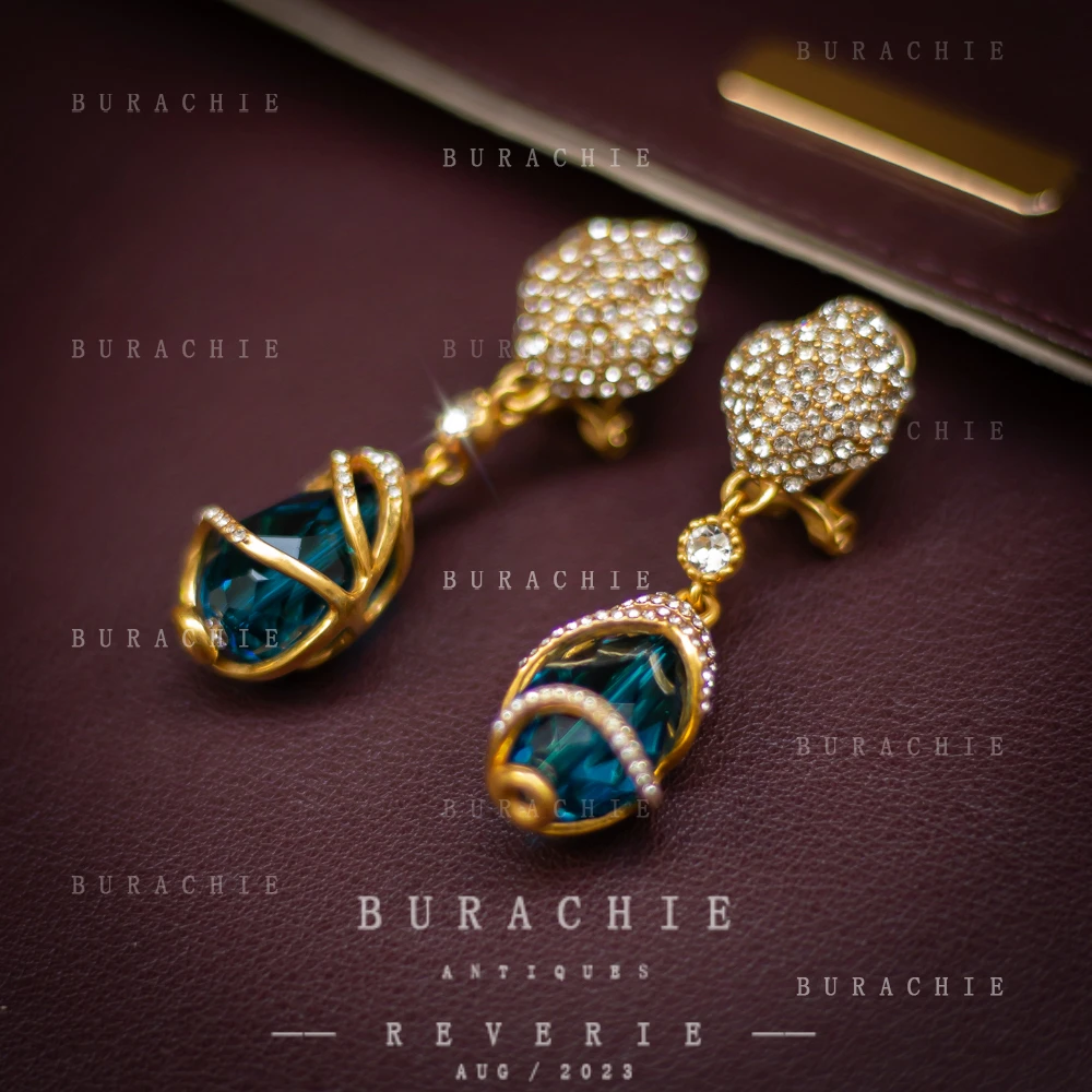 铜合金仿水晶耳饰 【6282】周年珍藏英｜经典原标克拉款CrownFret